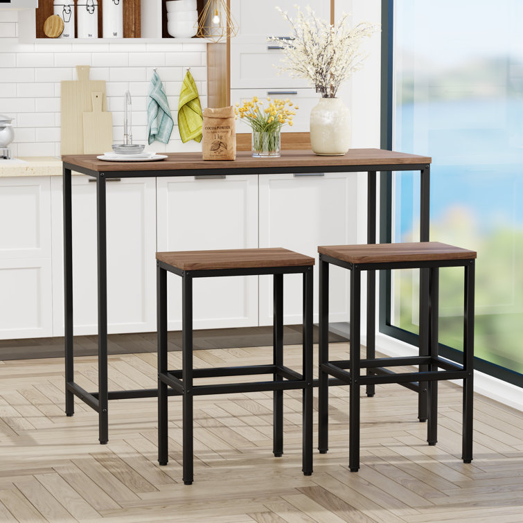 Breakfast bar table discount and 4 chairs